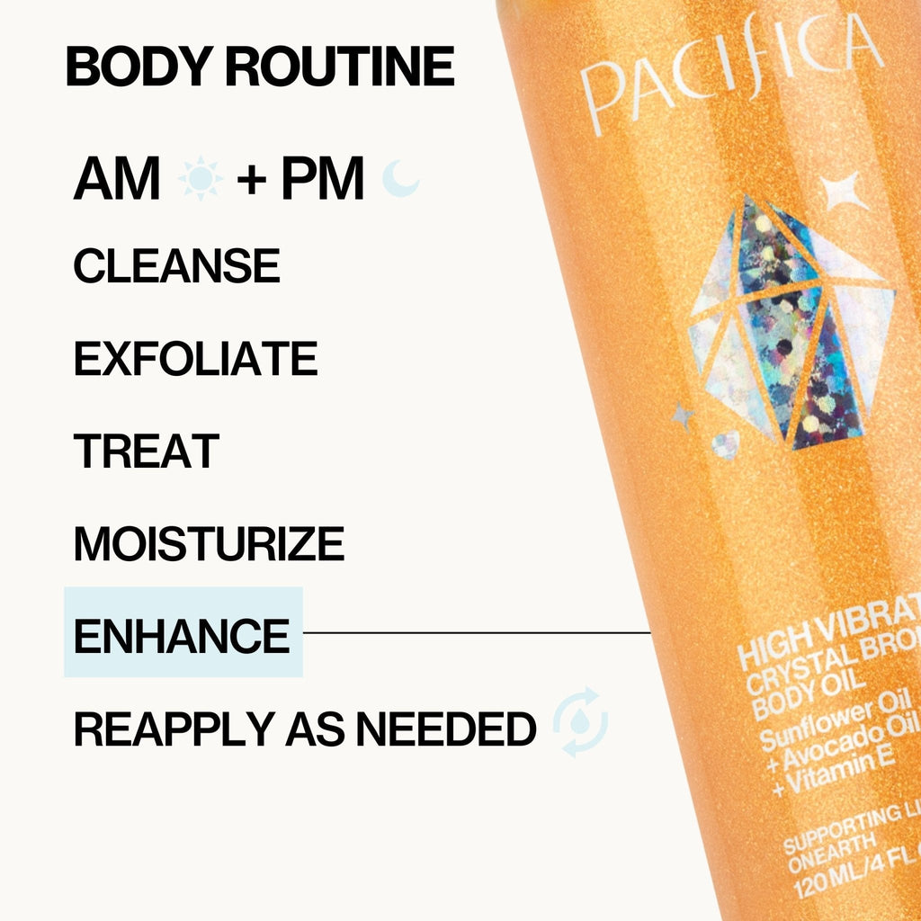 High Vibration Crystal Bronze Body Oil