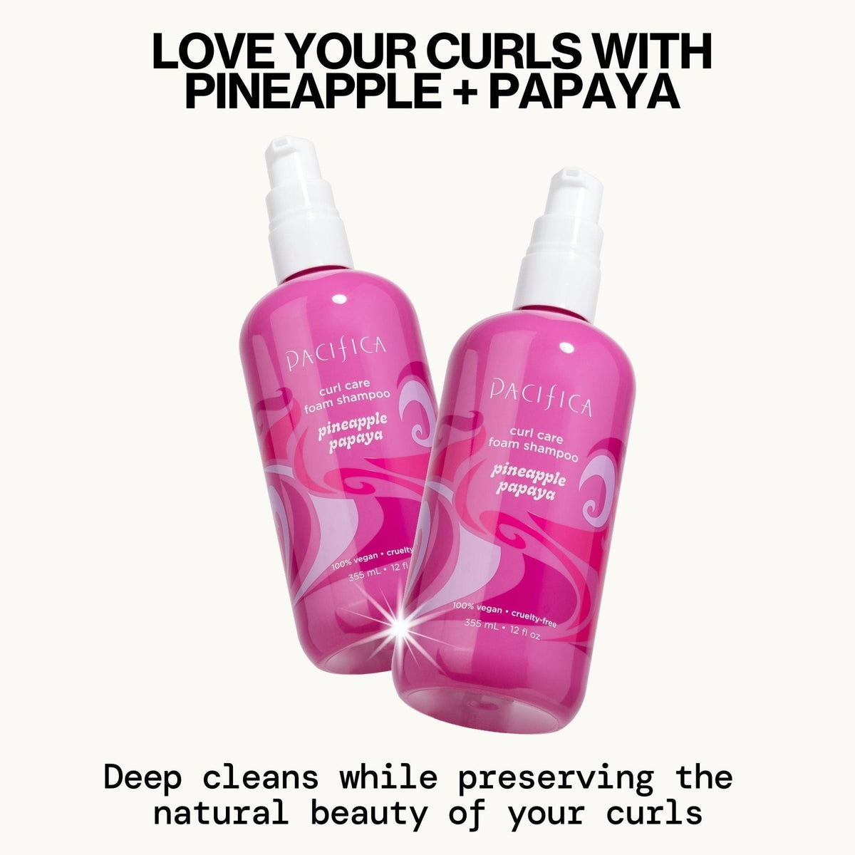 Pineapple Papaya Curl Care Foam Shampoo