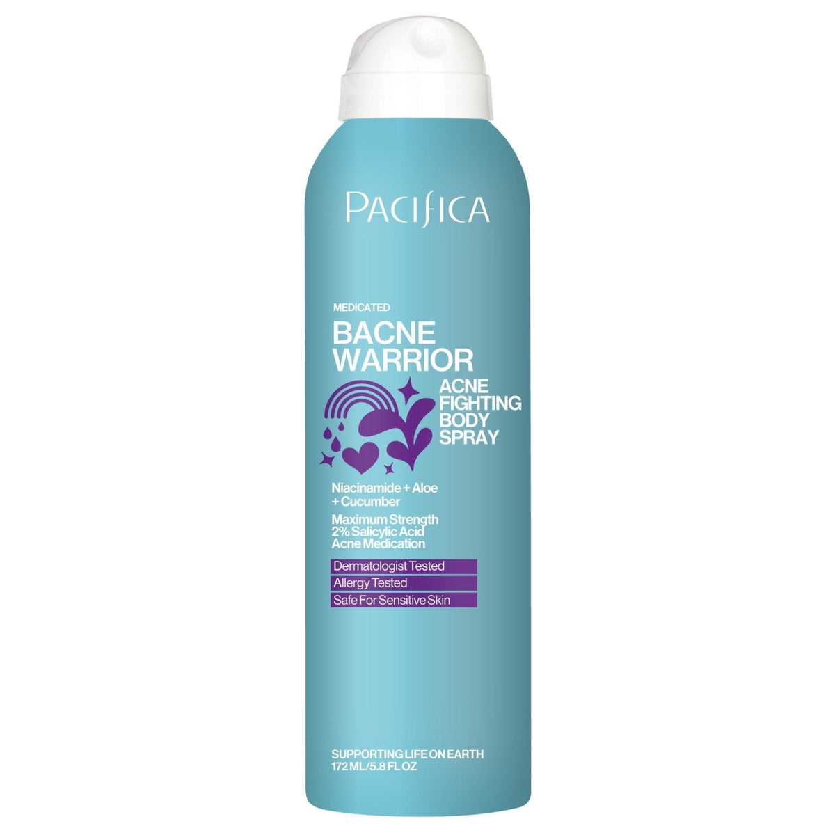 Bacne Warrior Acne Fighting Body Spray